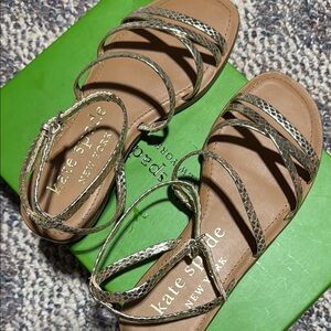 Kate Spade Pale Gold Sandals